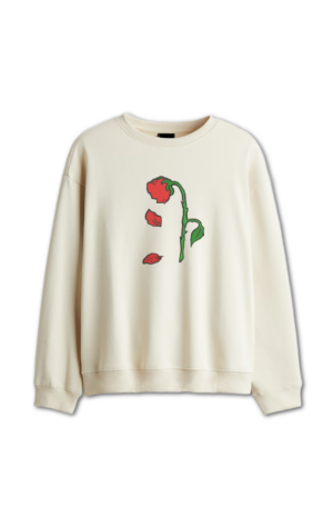 Rose petal sweater